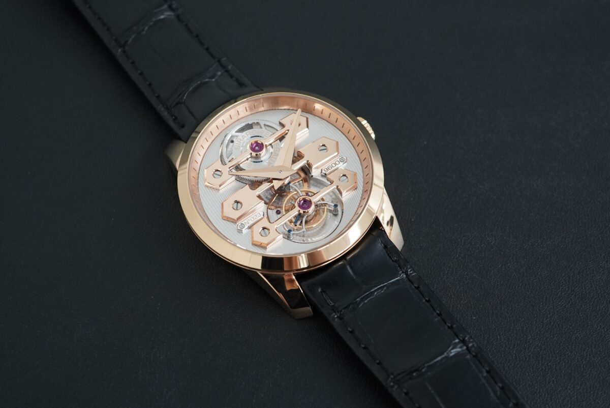 ジラール・ぺルゴ スリー・ゴールド ブリッジ トゥールビヨン 40mm