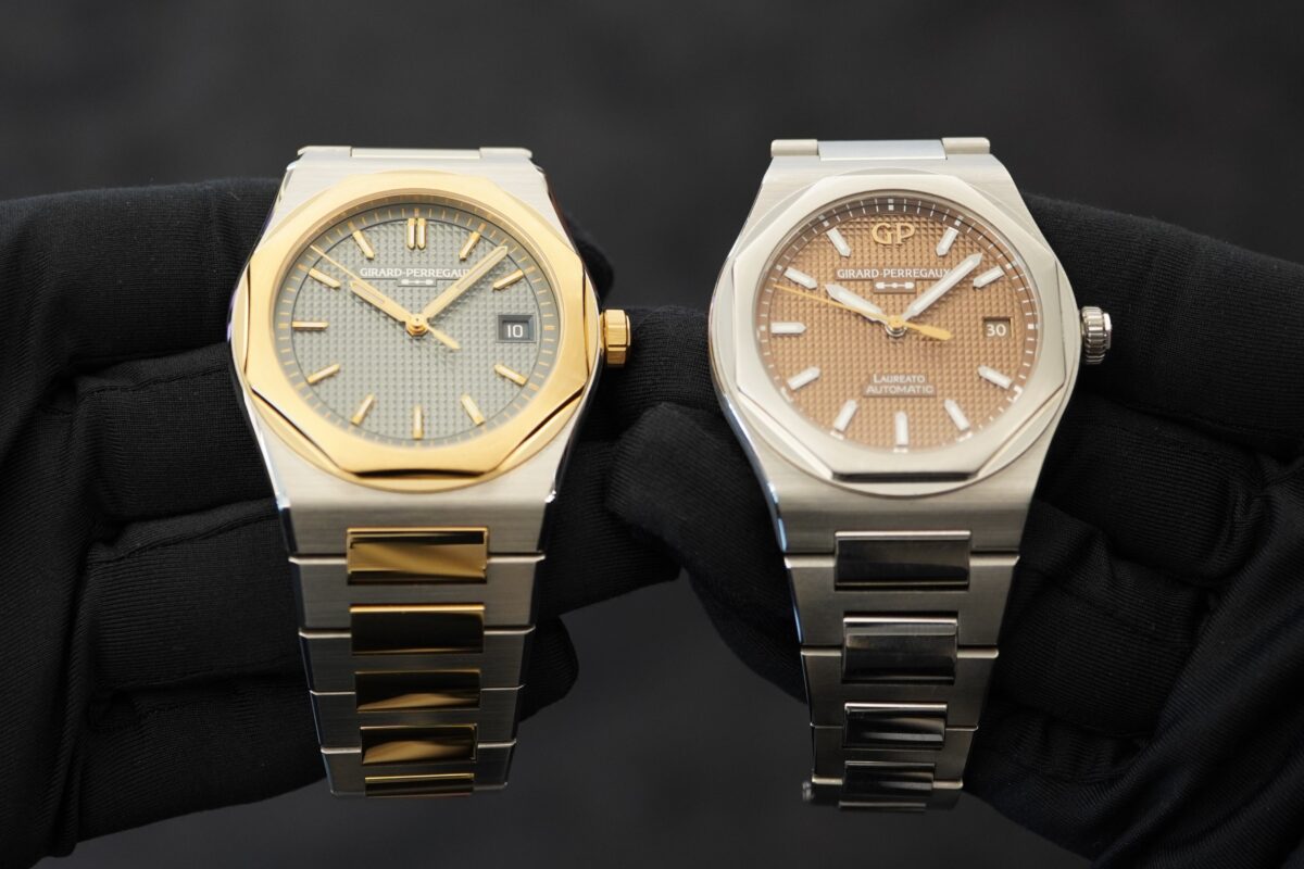 ジラール・ペルゴ ロレアート フィフティ 39mm 50周年モデルと38mmを
